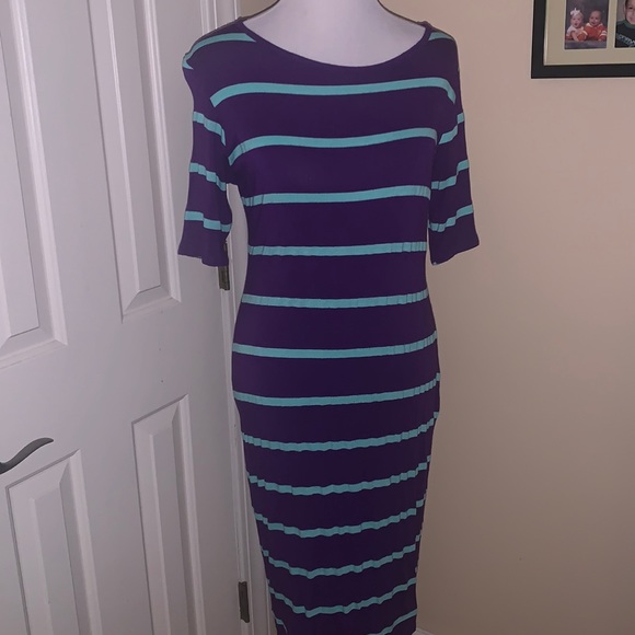 VGUC LuLaRoe Julia Dress- M - Picture 1 of 4